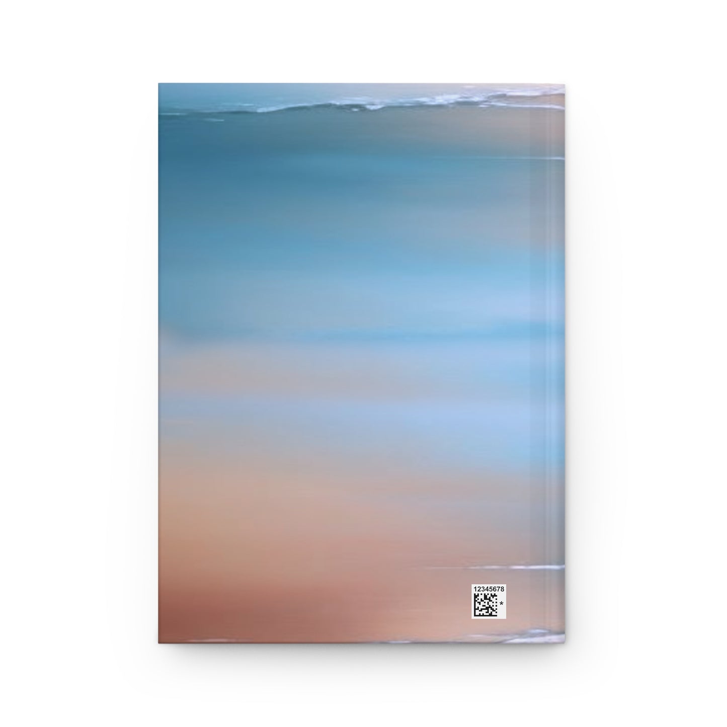 Blue Sea Peach Fog 5.75" x 8" Hardcover Journal Matte with 150 lined pages