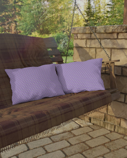 Lavender Star-crossed Bodies Outdoor Pillow, 20" x 14"