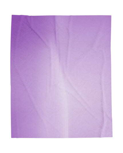 Soft Lavender Fade Velveteen Plush Blanket, 50" x 60"