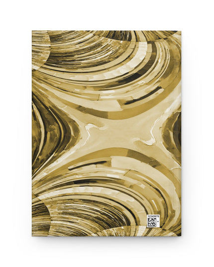 Uzi Spiral Light Brown 5.75" x 8" Hardcover Journal Matte with 150 lined pages