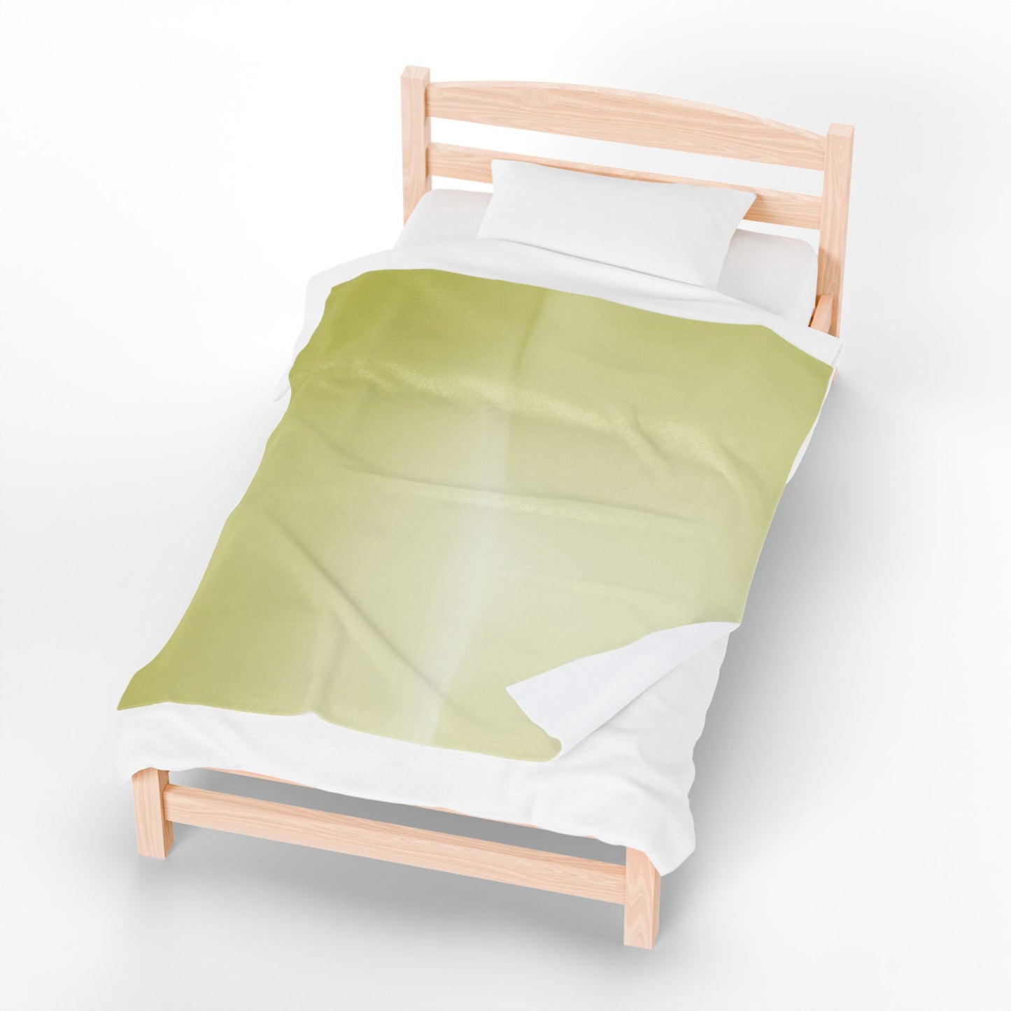 Lemon Fade Velveteen Plush Blanket, 50" x 60"
