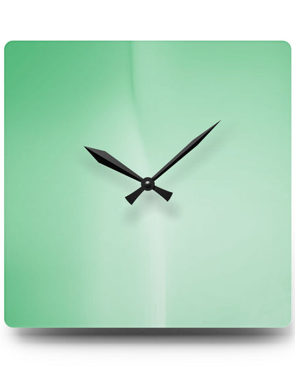 Mint Fade Acrylic Wall Clock, Round or Square, 10.75" x 10.75"