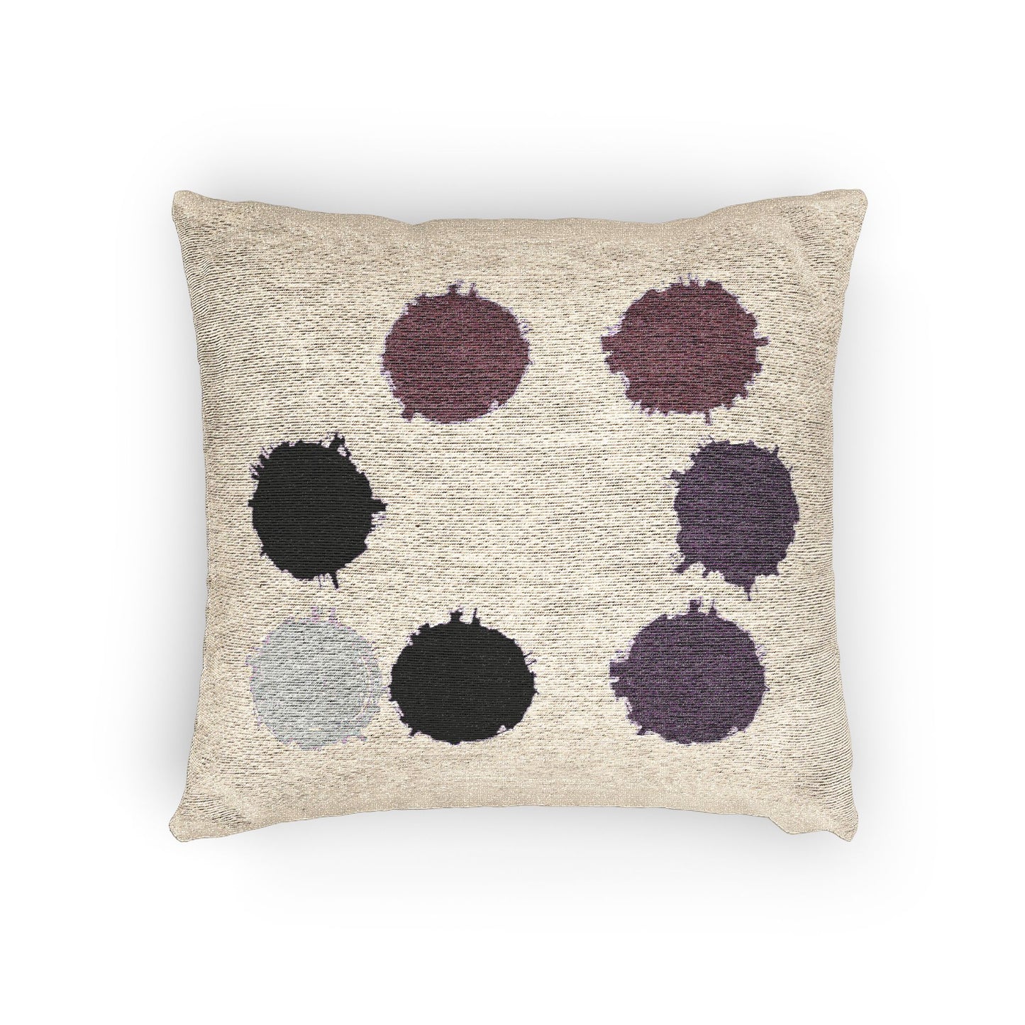 Magenta Barrel Woven Pillow, 17" x 18"