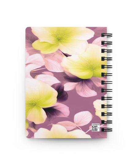 Lemon Blossom Floral Bunch Bound Journal, 5" x 7" 150 pages