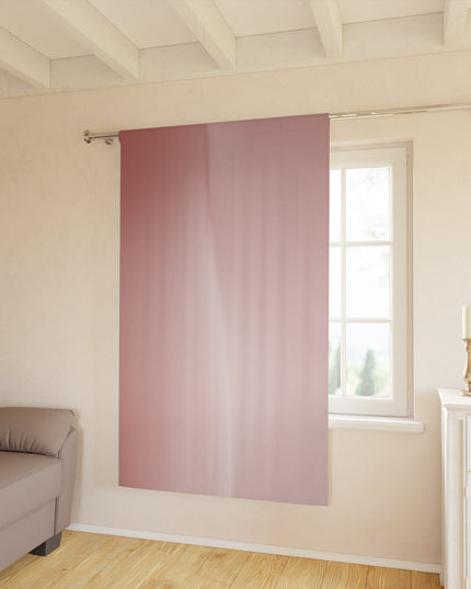 Rose Red Fade Window Curtain, 50" x  84", blackout