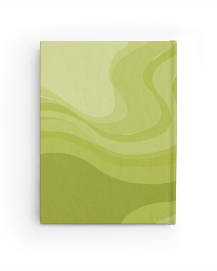 Lemon Wavey 5" x 7" Journal - 128 Blank pages