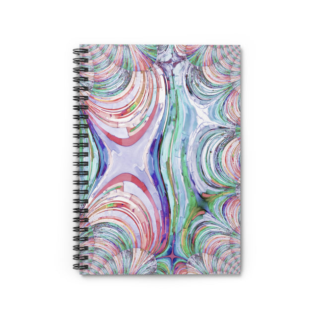 Uzi Spiral Pastels Spiral Notebook - Ruled Line, 6" x 8", 118 pages
