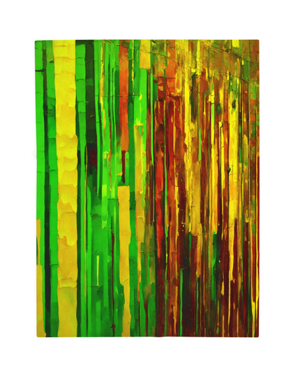 Striped Beta Velveteen Plush Blanket, 30" x 40"