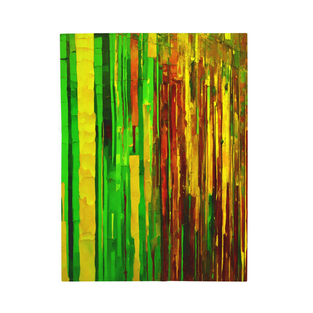 Striped Beta Velveteen Plush Blanket, 30" x 40"