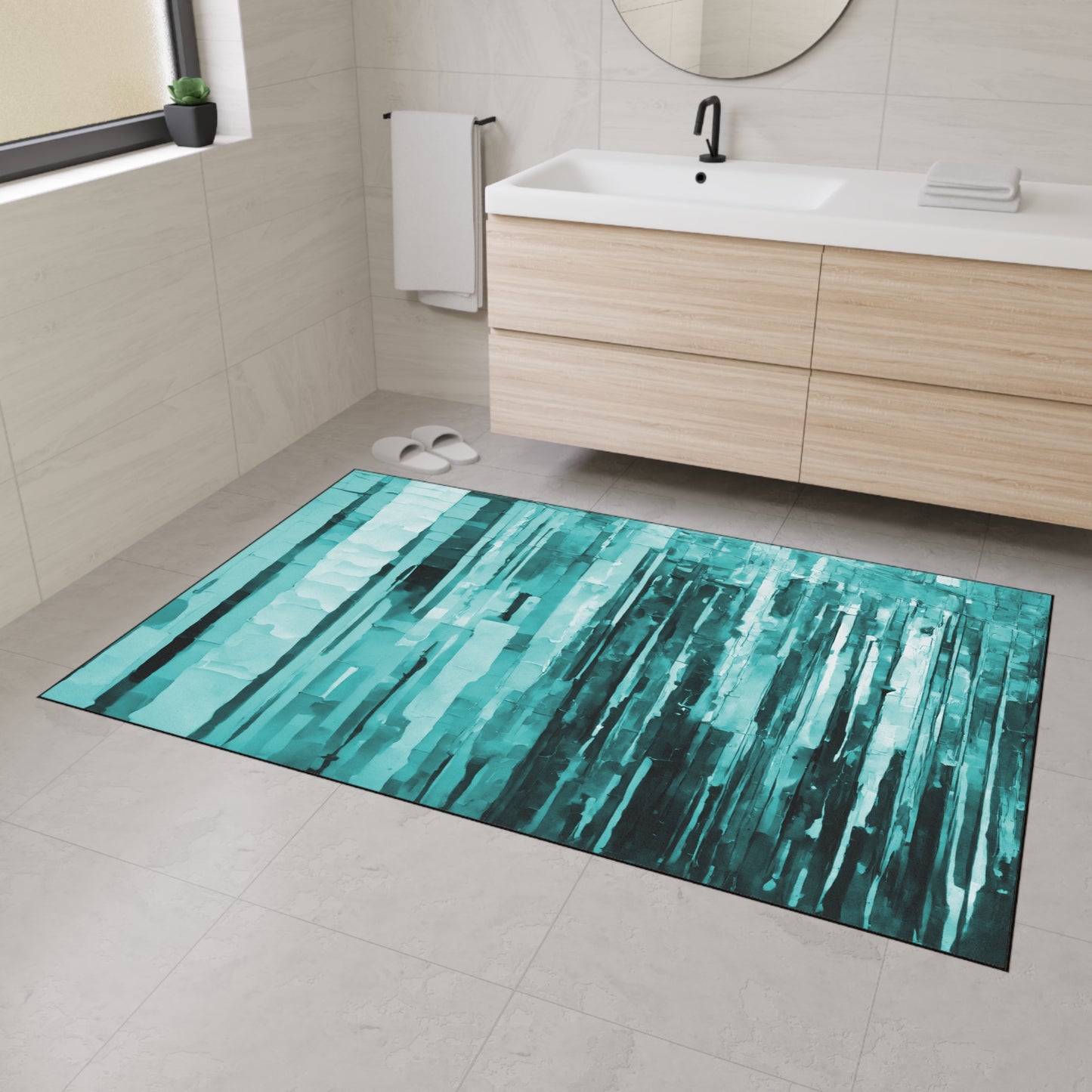 Striped Tif 48" x 72" Heavy Duty Floor Mat
