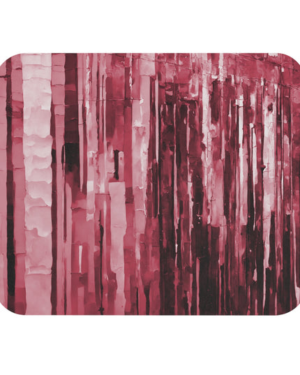 Striped Ruby Mouse Pad, 9" x 8" Rectangle