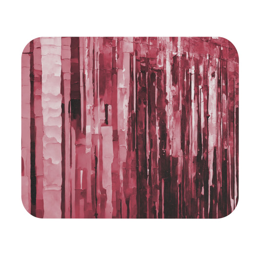 Striped Ruby Mouse Pad, 9" x 8" Rectangle