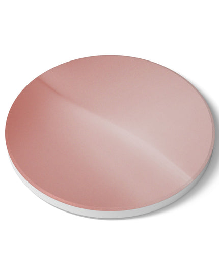 Rose Red Fade 4" x 4" Round Ceramic Coaster