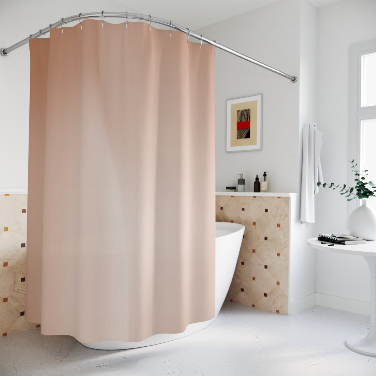 Soft Fade Shower Curtains, 71" x 74"