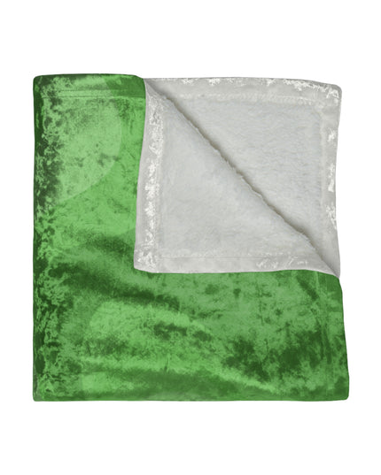 Greenie Meanie Wavey 50" x 60" Crushed Velvet Blanket