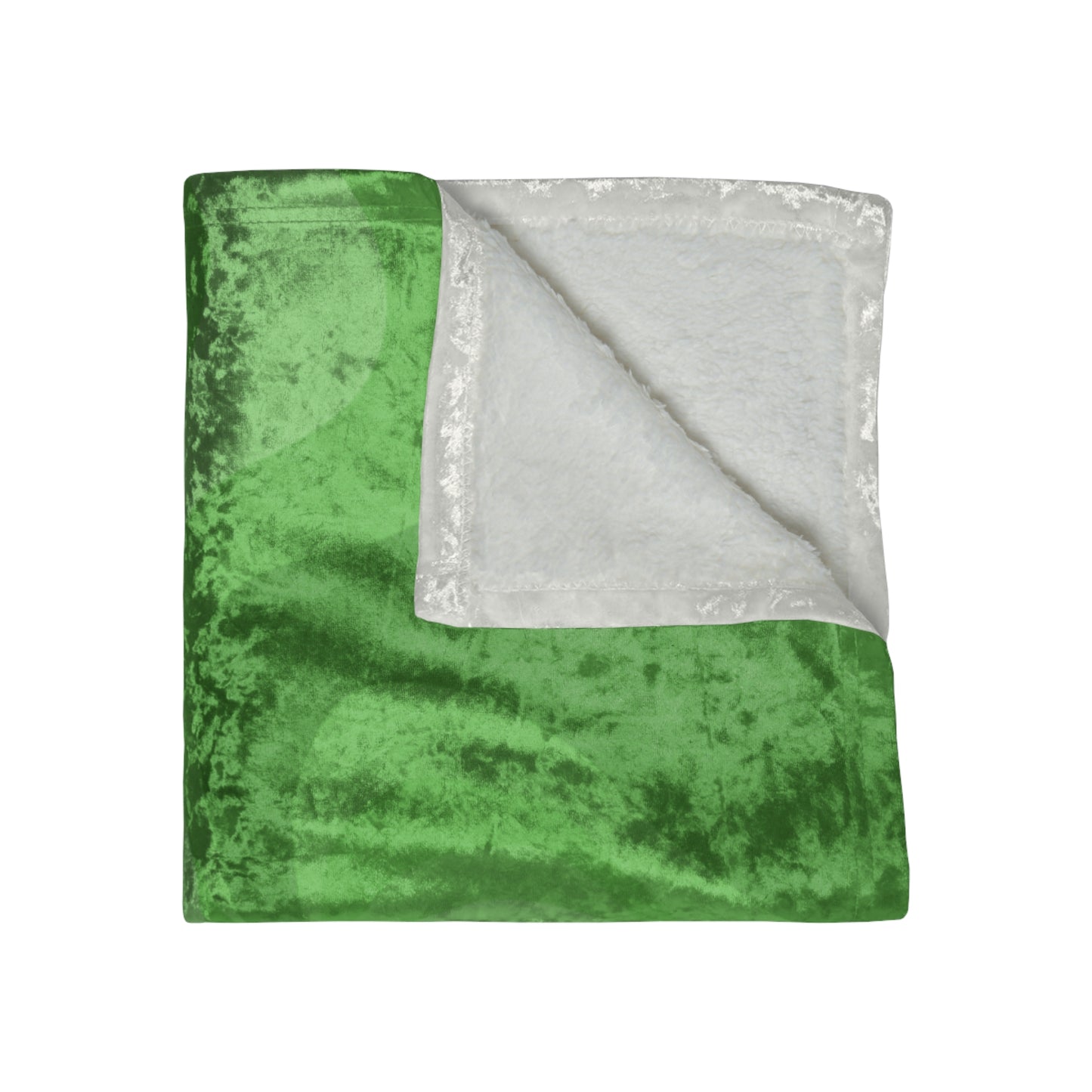 Greenie Meanie Wavey 50" x 60" Crushed Velvet Blanket