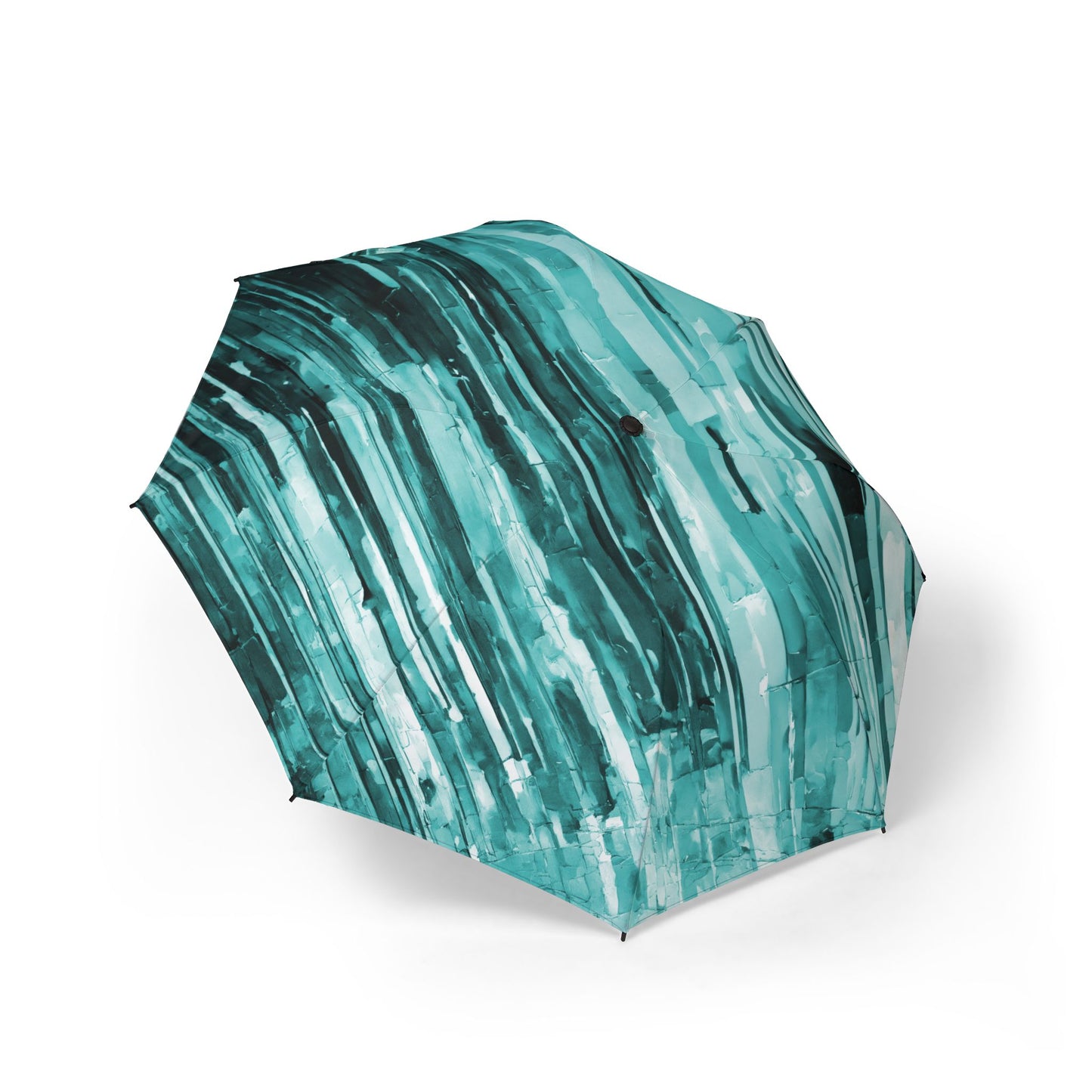 Striped Tif Foldable Umbrella - Compact & Chic