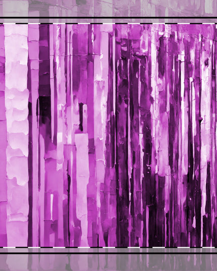 Striped Powder Lavender 10" x 10" Cotton Twill Napkin