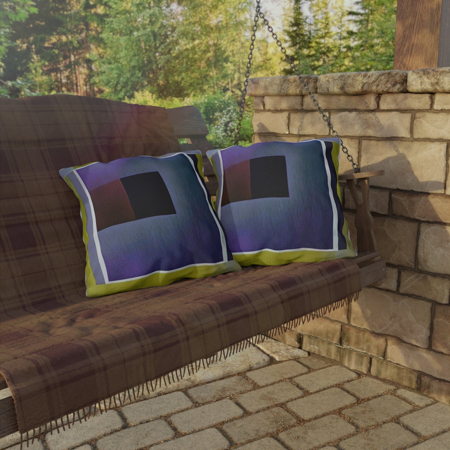Zeta Shadow 20" x 20" Outdoor Pillow