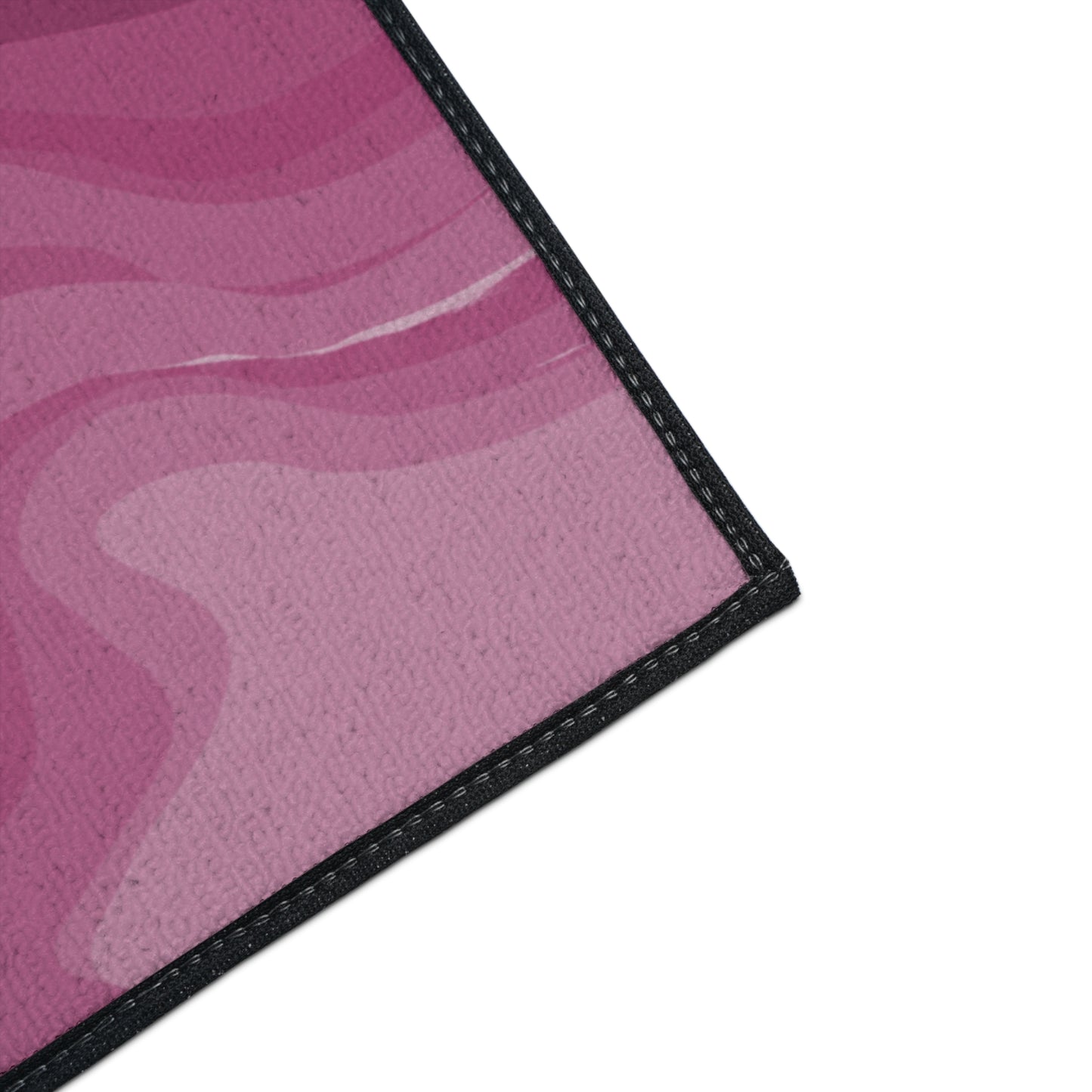 Pinky Mauve Wavey 24" x 36" Heavy Duty Floor Mat