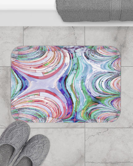 Uzi Spiral Pastels 24" x 17" Bath Mat