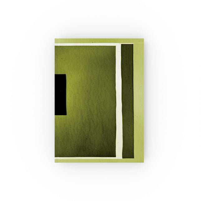 Lemongrass Shadow 5.2" x 7.4" Hard Backed Journal with 128 blank pages