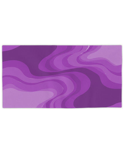 Wavey Purple Wavey Beach Towel, 24" x 44"