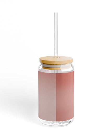 Rose Red Fade Sipper Glass, 16oz