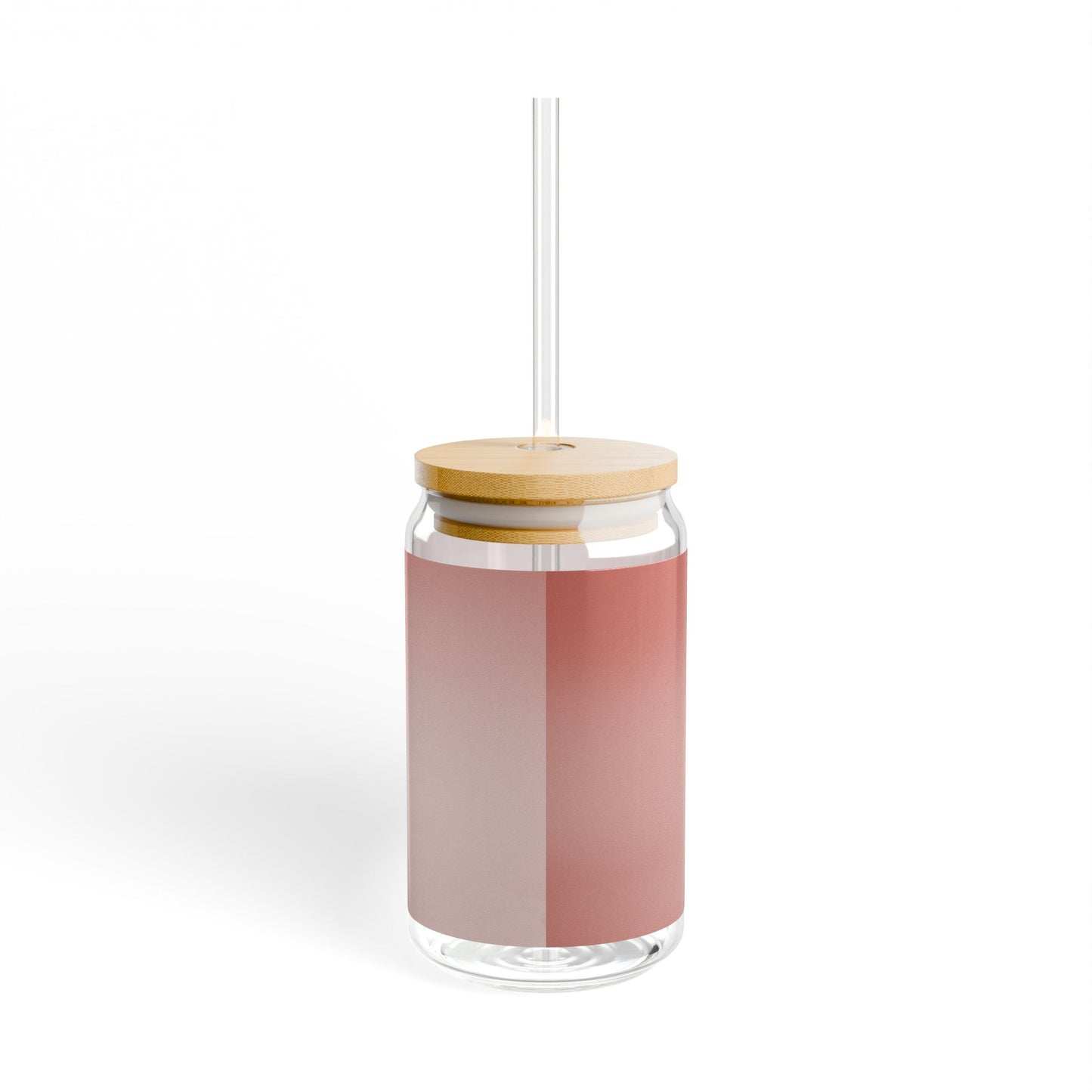 Rose Red Fade Sipper Glass, 16oz