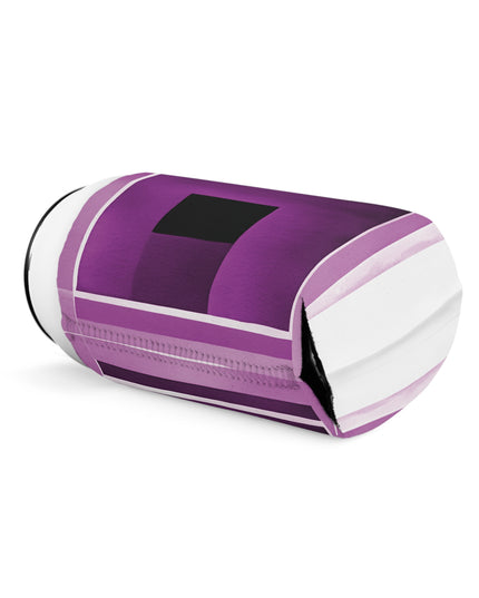 Magenta Shadow 12 oz Can Cooler Sleeve