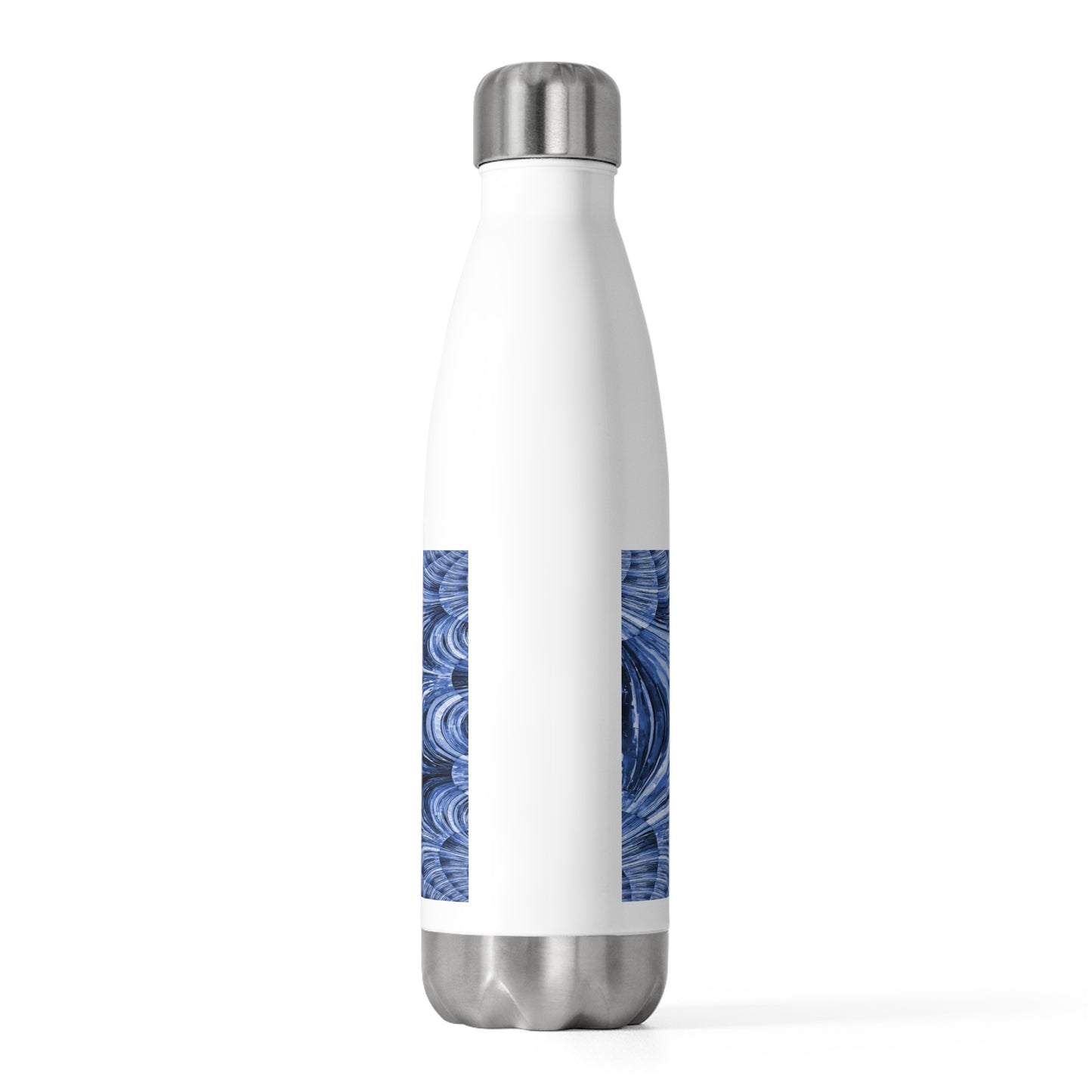 Uzi Spiral Deep Blue 20oz Insulated Water Bottle