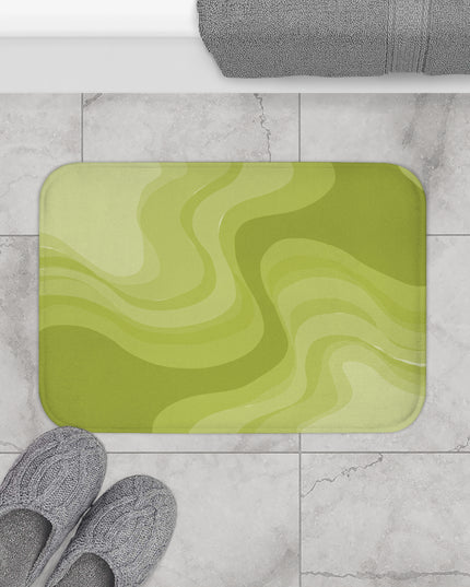 Lemon Wavey 24" x 17" Bath Mat