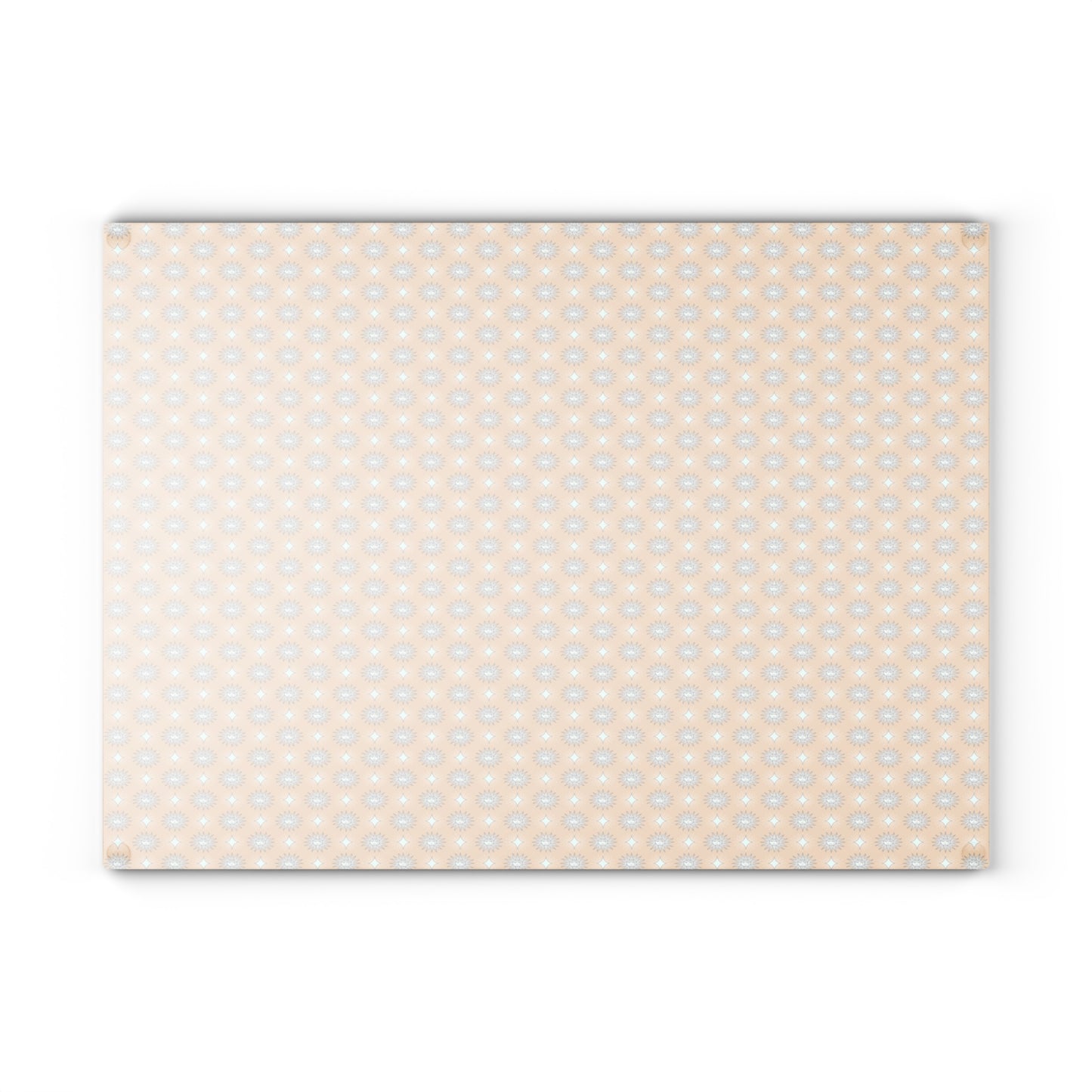 Tan Sunset Star-crossed Bodies Glass Cutting Board, 11" x 15"