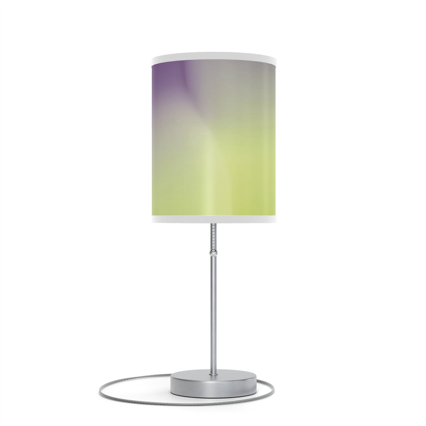 Purple Golden Fade Table Lamp on a White or Silver Stand, US|CA plug