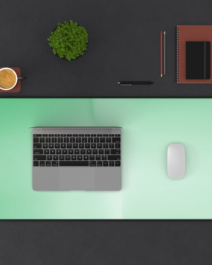 Mint Fade 16" x 32" Desk Mat