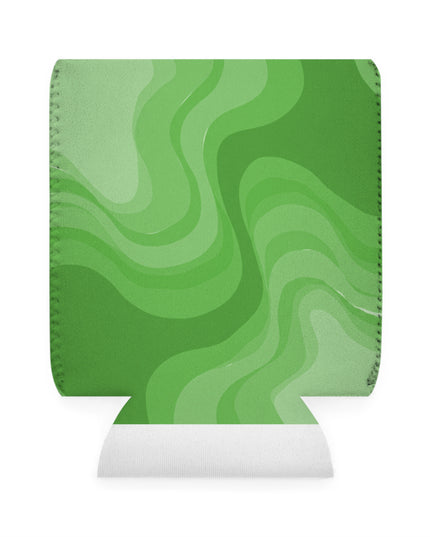 Greenie Meanie Wavey 12 oz Can Cooler Sleeve