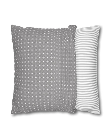 Desaturated Star-crossed Bodies Spun Polyester Square Pillowcase, 14" x 14"