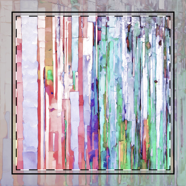 Striped Pastels 10" x 10" Cotton Twill Napkin