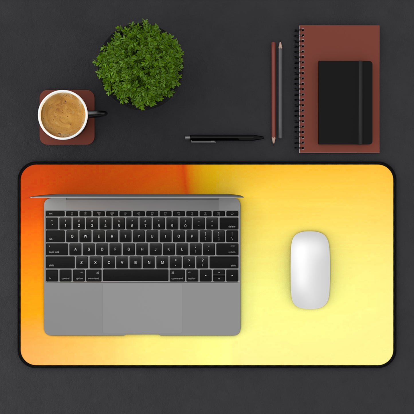 Phoenix Fade 12" x 22" Desk Mat