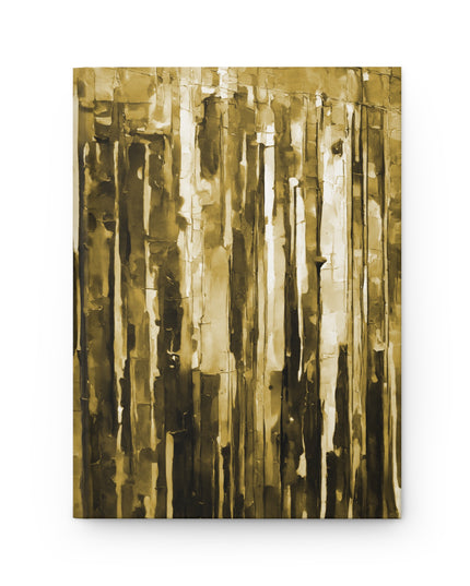 Striped Light Brown 5.75" x 8" Hardcover Journal Matte with 150 lined pages