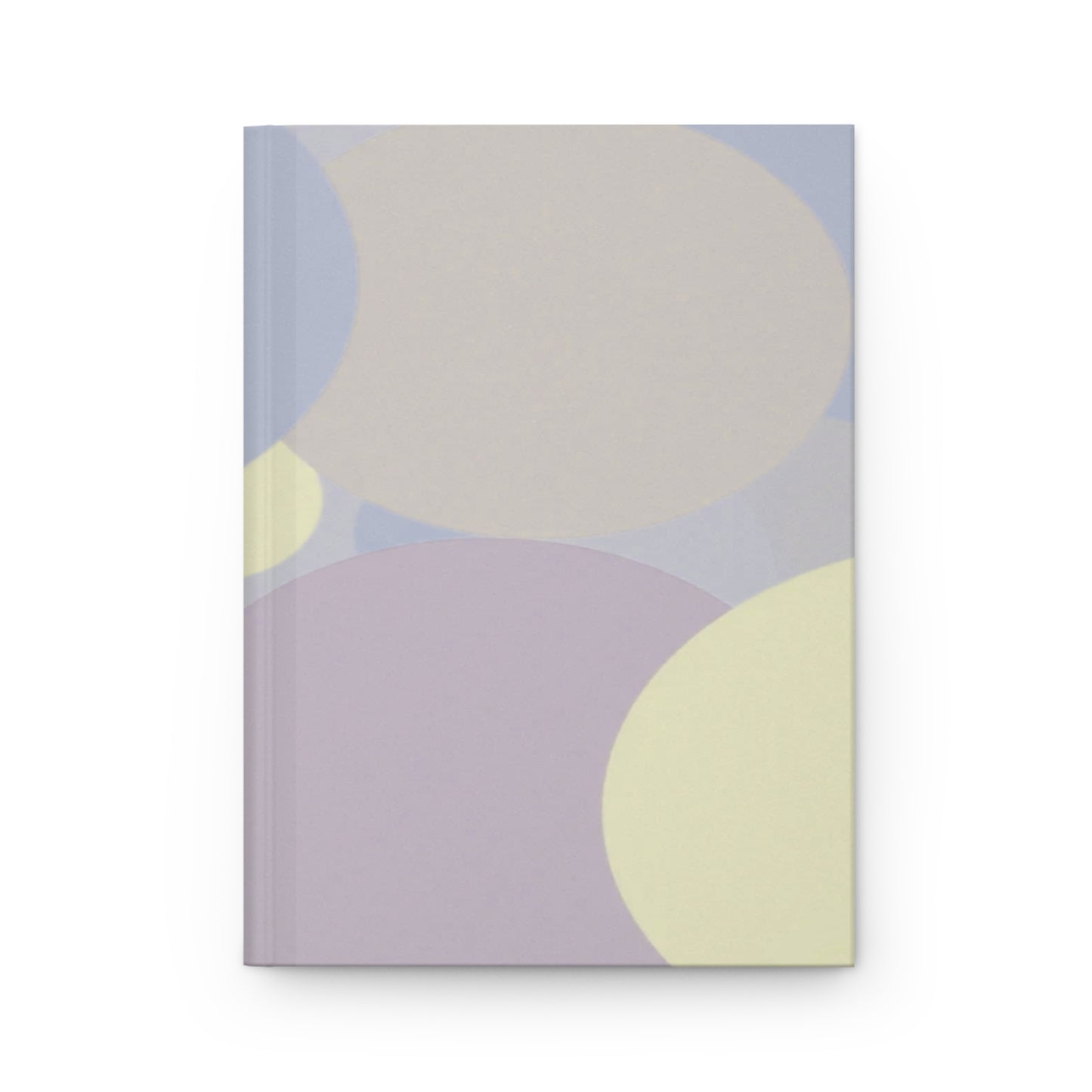 Pastel Soft Blue and Soft White Patches 5.75" x 8" Hardcover Journal Matte with 150 lined pages