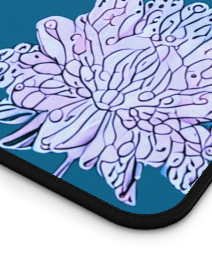 Lavender Floral Butterflies 16" x 32" Desk Mat
