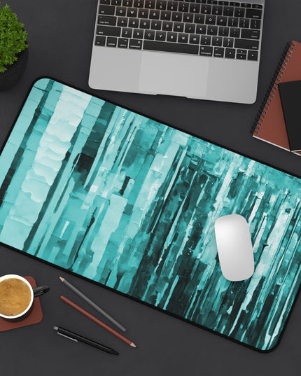 Striped Tif 12" x 22" Desk Mat