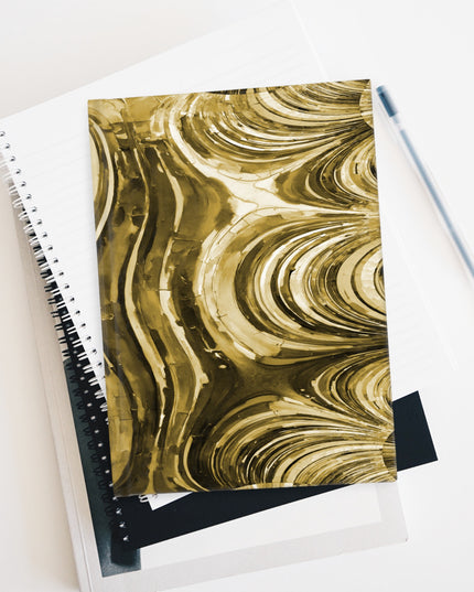 Uzi Spiral Light Brown 5" x 7" Journal - 128 Blank pages