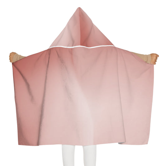 Rose Red Fade Youth Hooded Towel, 24" x 48"