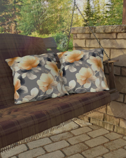 Soft Blossom Floral Bunch 20" x 20" Outdoor Pillow