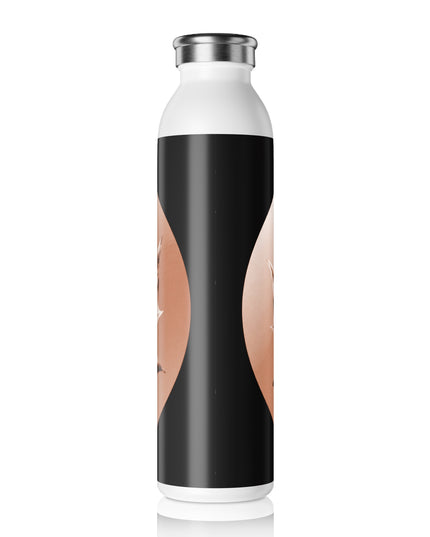 Soft Maple Leaf Slim Water Bottle, 20 oz White