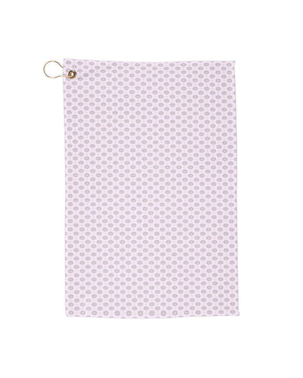 Pink Mornings Star-crossed Bodies Golf Towel, 16" x 24"