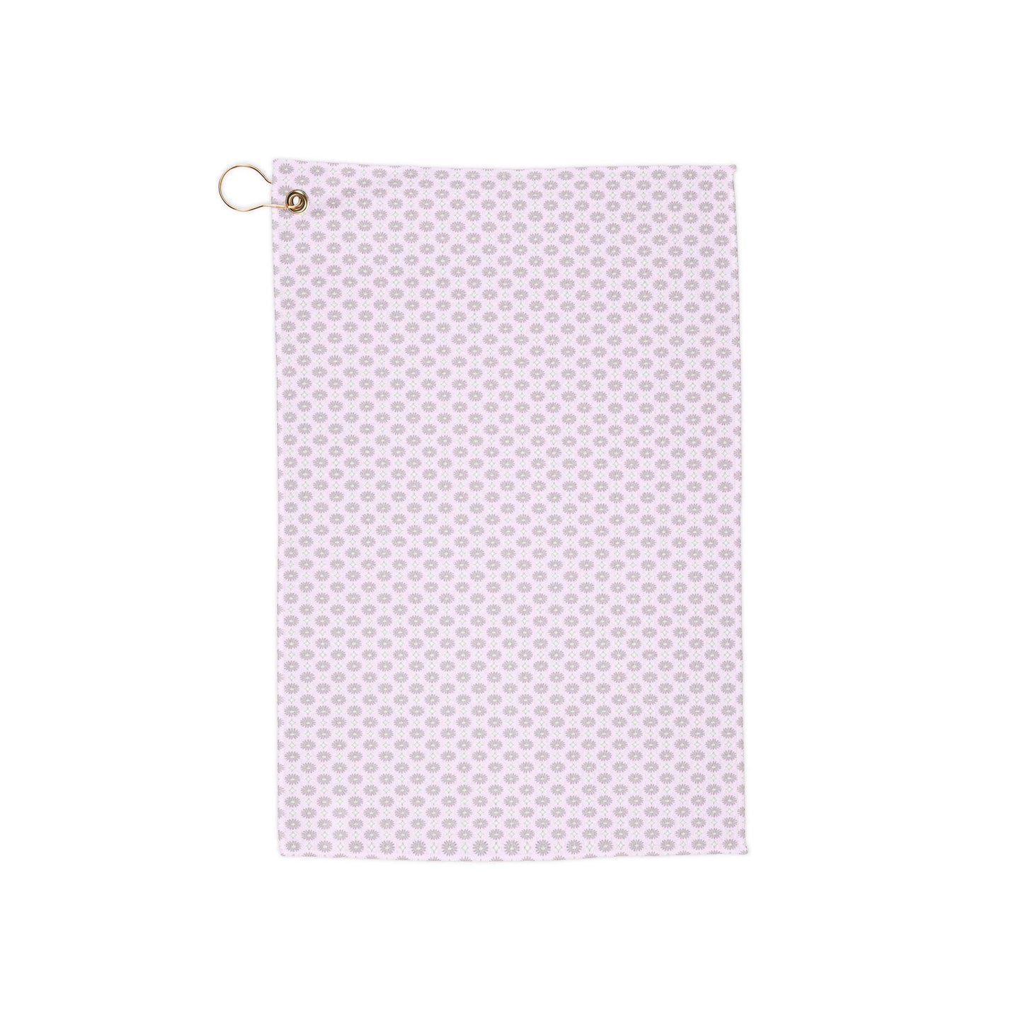 Pink Mornings Star-crossed Bodies Golf Towel, 16" x 24"