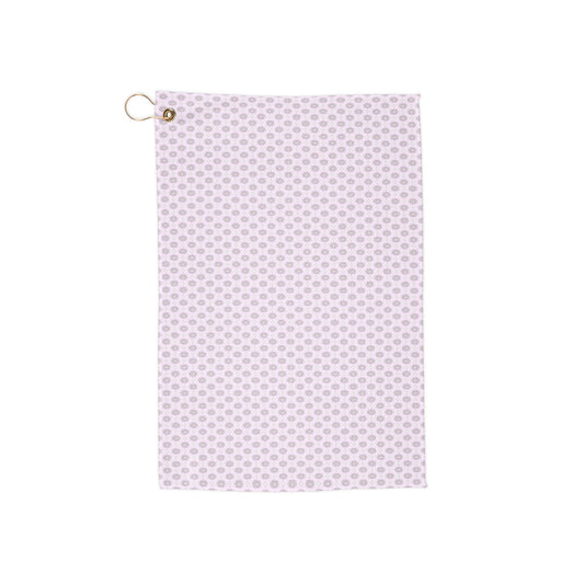 Pink Mornings Star-crossed Bodies Golf Towel, 16" x 24"